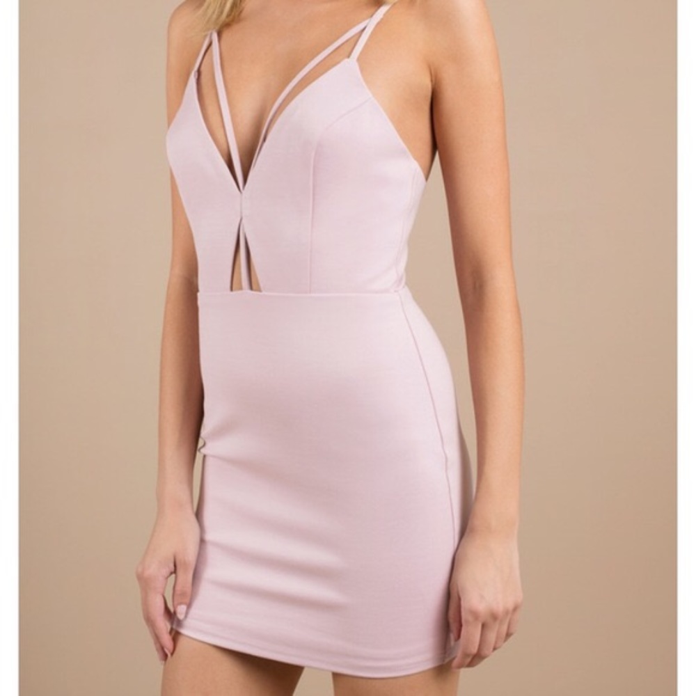 Tobi Mauve Strappy Dress